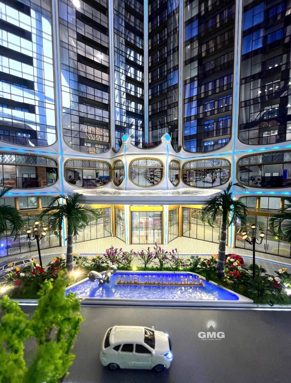 Khả năng chuyển động của kiến trúc sa bàn dự án Golden Crown Hải Phòng Khả năng chuyển động của kiến trúc sa bàn dự án Golden Crown Hải Phòng