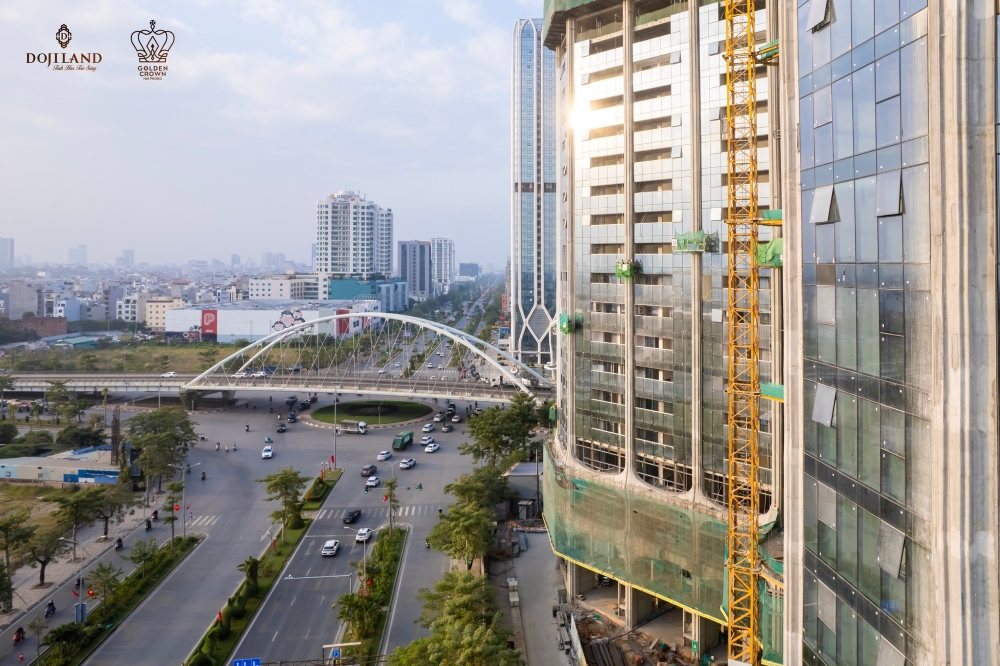 Phạm vi ranh giới dự án Golden Crown Hải Phòng phía Tây Nam Phạm vi ranh giới dự án Golden Crown Hải Phòng phía Tây Nam