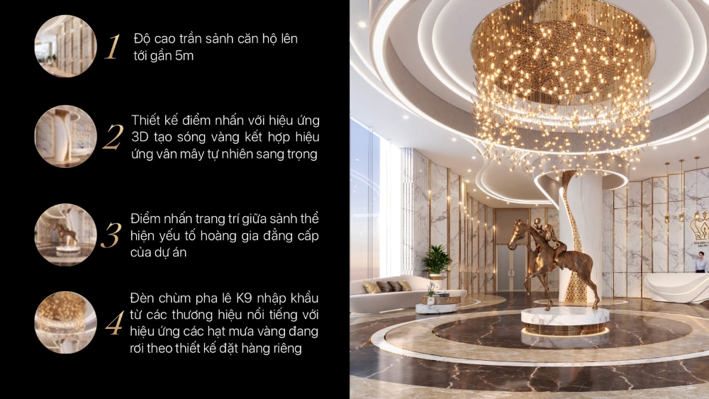 Hệ thống đón tiếp và thương mại – Nền tảng của các dịch vụ trong nhà tại Golden Crown Hải Phòng