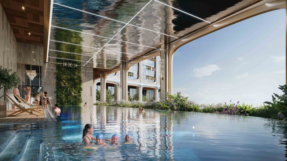 Khám phá hệ thống lọc nước bể bơi tại Golden Crown: Bí mật phía sau làn nước trong xanh chuẩn resort