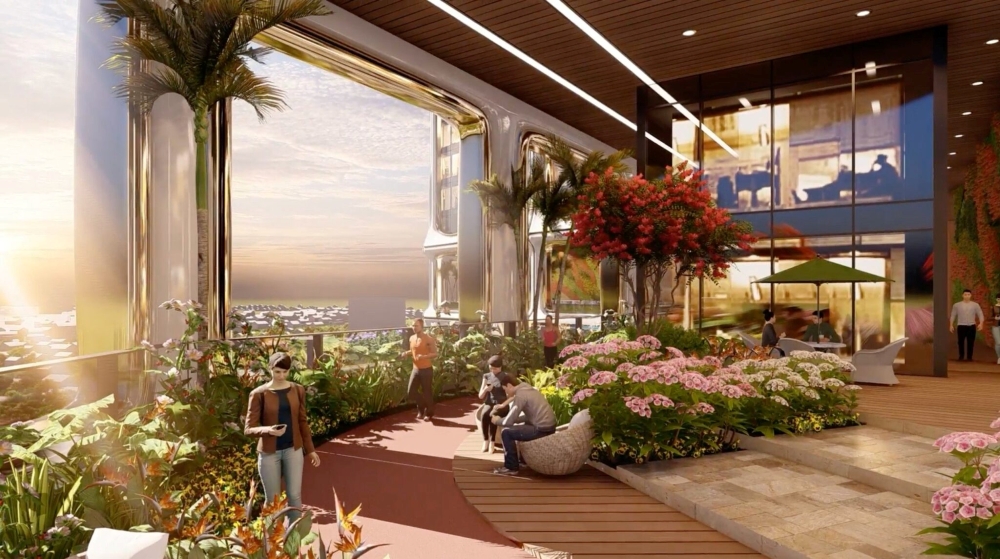 Trải nghiệm trên cao mà khu vực Golf Mini tại chung cư Golden Crown Hải Phòng mang lại