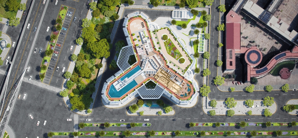 Vị trí và thiết kế đặc biệt của khu vực Golf Mini tại chung cư Golden Crown Hải Phòng