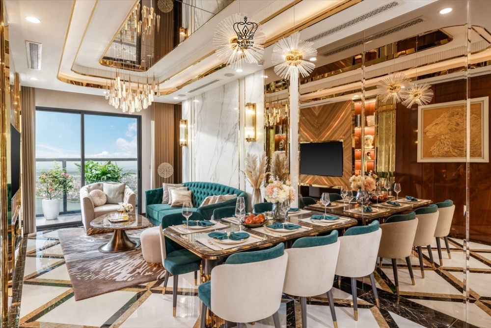 Tầng căn hộ mẫu tại chung cư Golden Crown mang đến trải nghiệm thực tế khác biệt