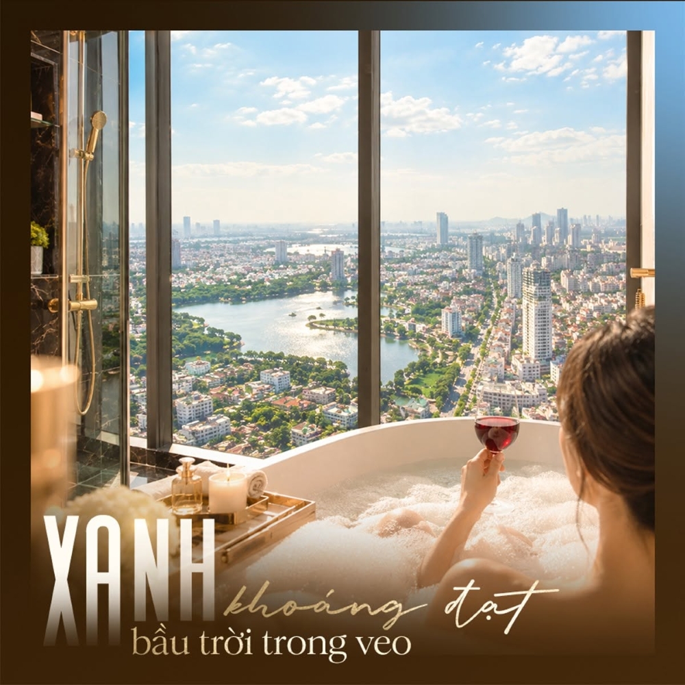 Ban công căn hộ Golden Crown - Khoảng chuyển tiếp giữa tổ ấm và thành phố