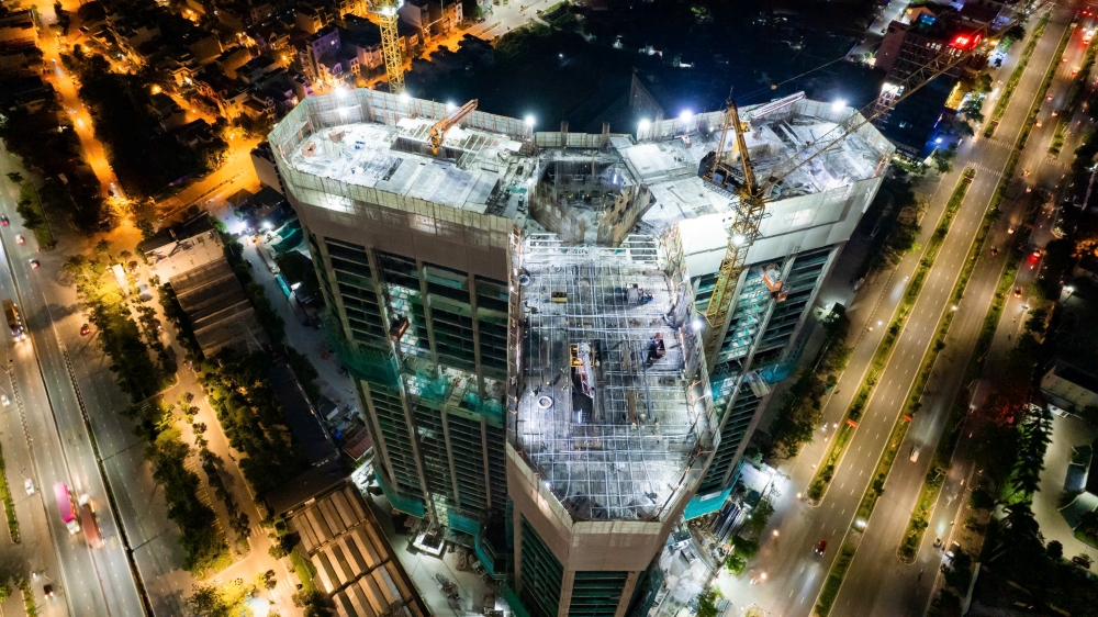 Hệ thống dự trữ nước tại Golden Crown Hải Phòng kết hợp với giải pháp lọc nước