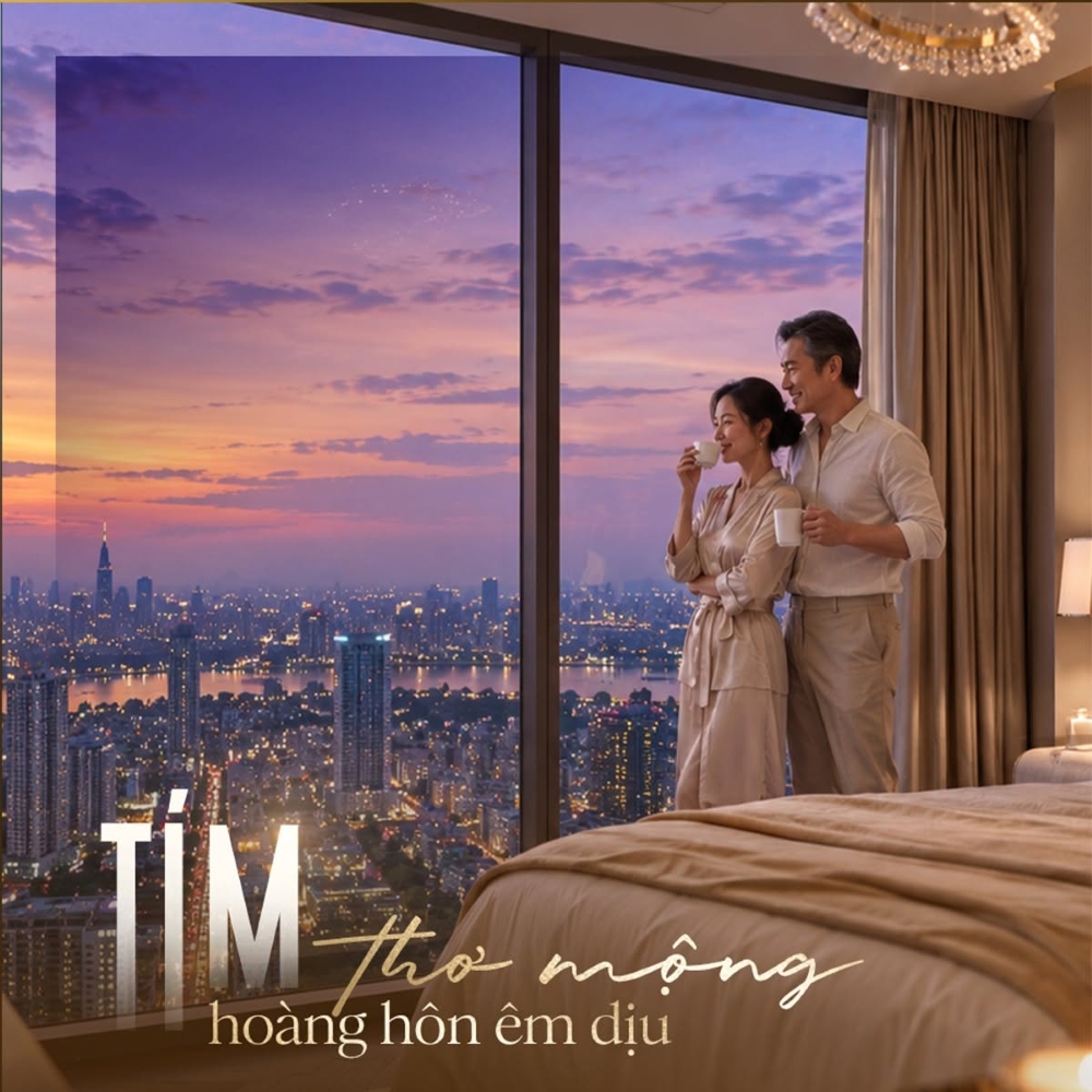Tầm nhìn từ căn hộ chung cư Golden Crown – Bức tranh sắc màu của Phố Cảng