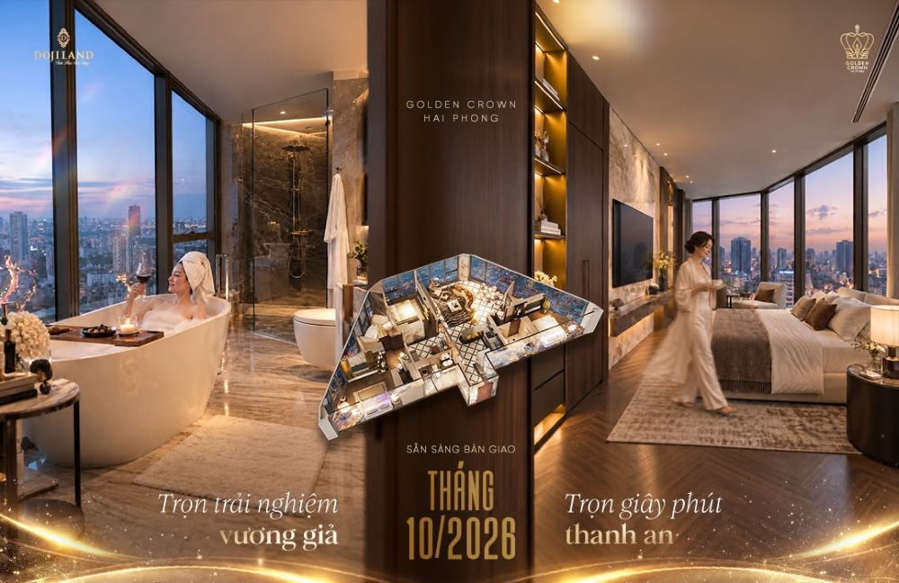 Thời gian bàn giao dự án Golden Crown Hải Phòng: Bao giờ cư dân có thể nhận nhà?