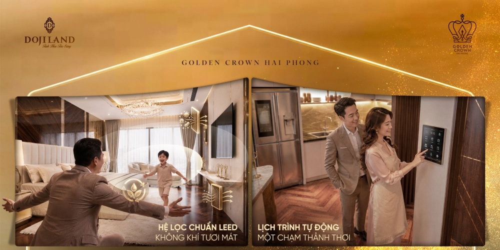 Thời gian bàn giao dự án Golden Crown Hải Phòng đi cùng tiêu chuẩn bàn giao nào?