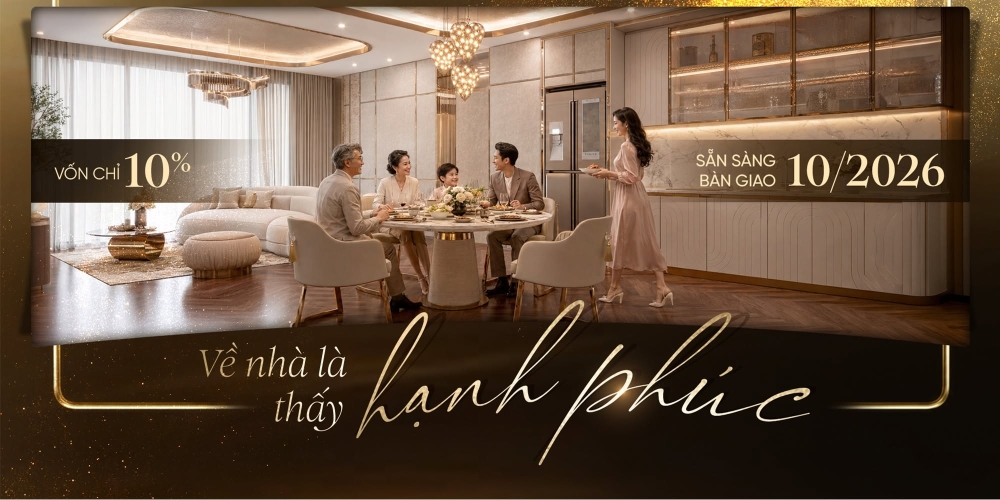 Thời gian bàn giao dự án Golden Crown Hải Phòng: Tháng 10/2026 có gì đáng quan tâm?