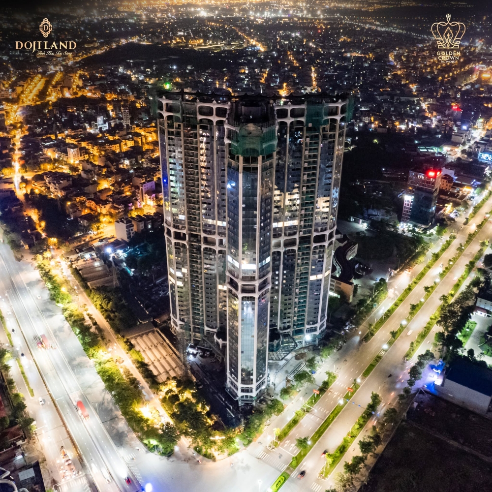 Trước thời gian bàn giao dự án Golden Crown Hải Phòng, tiến độ thi công đang ở giai đoạn nào?